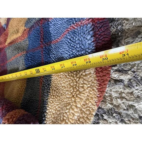 Volcom Plaid Sherpa Fleece Jacket – Kids XL (Youth 12 / Fits Adult XS-S) - Picture 7 of 7